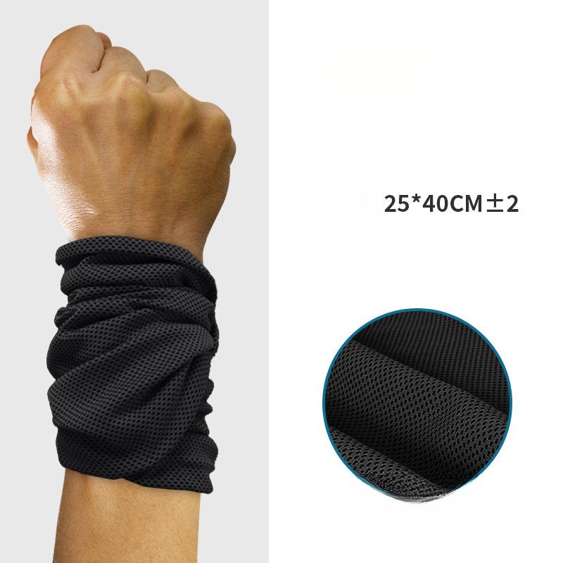 Cooling Wrist Sweat Towel Sports Wrist Support - Lightweight Unisex Sweat-Absorbent for Running Tennis Badminton Fitness