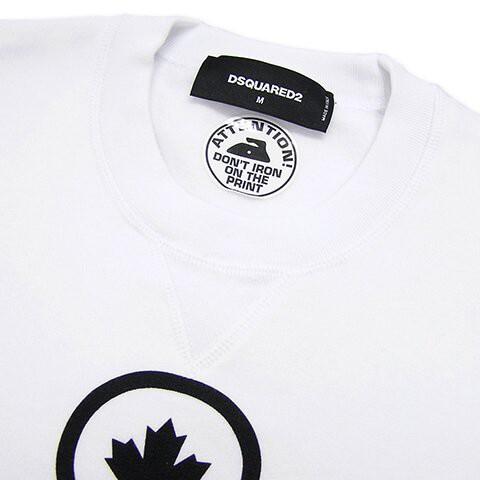 DSQUARED2 luxury men's sweatshirt white -40%%% - Size: XL