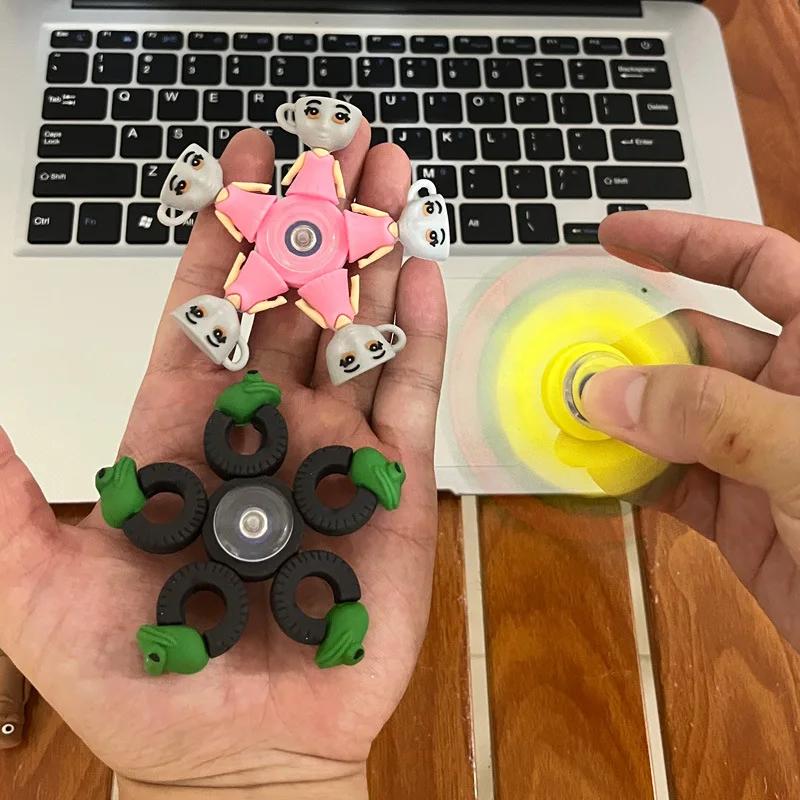 Игрушки-антистресс для мозга Hand Spinner EDC Сенсорные игрушки для снятия стресса Акула Tung Tung Игрушка для Сахура Снятие стресса для взрослых Подарки на день рождения