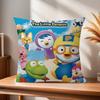 Anime cute Pororos  Office Cushion Pillowcase Car Cushion CoverXCM Lumbar Pillowcase Sofa Pillowcover
