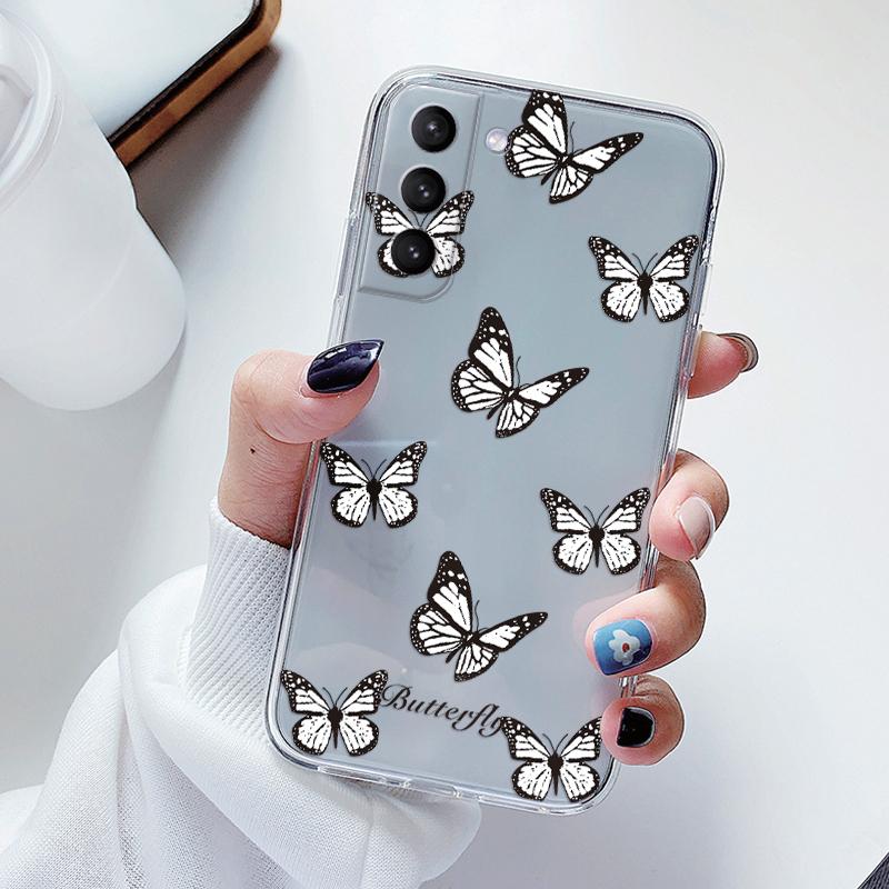 Case For Samsung Galaxy S23 S 23 Plus S23 Ultra S26 + Phone Cover Soft Shockproof Bumper Silicone Fundas Coque Cute Paint Clear
