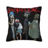 Музыкальная группа Gorillaz Punk Rock Наволочка Квадратная Наволочка Чехол для Подушки Винтажный Узор Наволочки Для Гостиной Стула