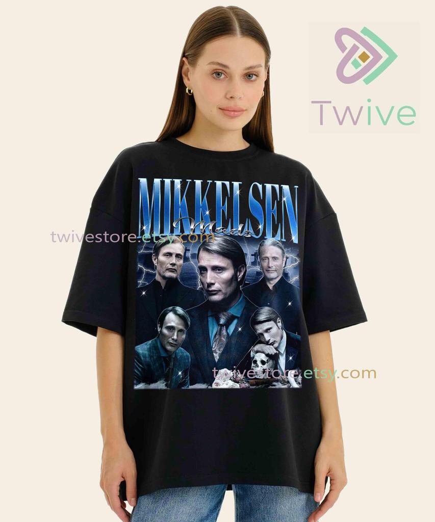 Vintage Mads Mikkelsen Graphic Tee, Unisex Cotton Comfort Colors Shirt, Retro Sweatshirt