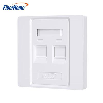 Сетевая настенная панель FiberHome Cat6/Cat5e с двумя портами