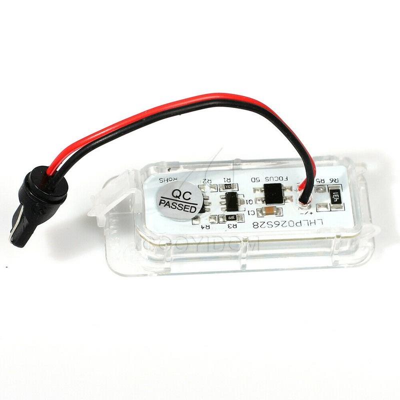 Светодиодный фонарь подсветки номерного знака для Ford Focus, Fiesta, Mondeo MK4, Kuga, Galaxy, Max MK2