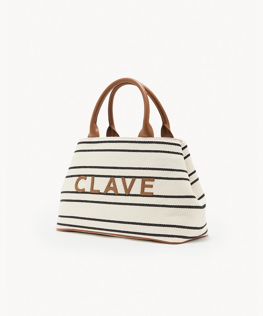 Clave Elena Black Tote Bag