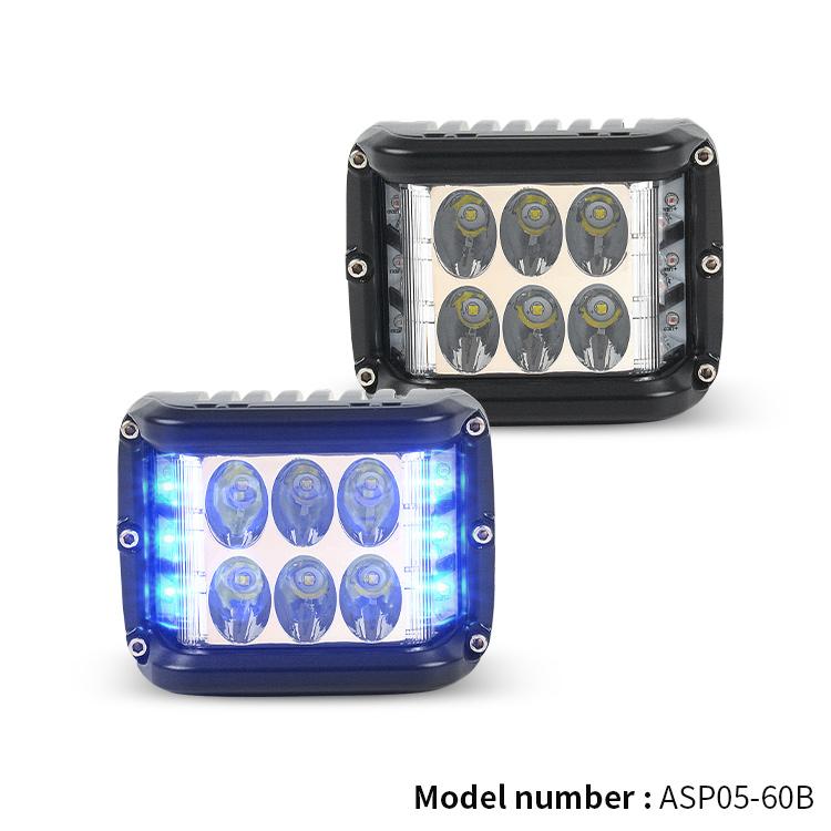 4" Led Work Light 36w  with  Flash Side Shot Light  for jeep Boat wrangler Cherokee Off-road