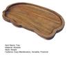 Japanese Style Wood Serving Tray Cheese Board Charcuterie Board Coffee Trays Rectangular Round Platter for Desserts Cheese Snacks Fruits