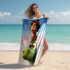 1pc The Good Dinosaur1 Beach Towel, Comfortable and Thick, and Swimming/Bath/Picnic/Camping Towel, Suitable for Seaside Beaches