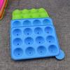 1 комплект формы для леденцов, 12 полостей, многофункциональная силиконовая полусферическая форма для шоколада для детей