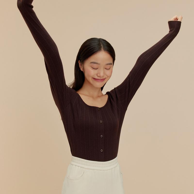 NEIWAI Short Ribbed Sweater