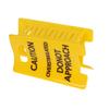 Overstimulated Caution Sign Hair Claw Clip,Yellow Caution Hair Clip,Do Not Approach Sign Hair Claws Hair Clips,Funny Gag Gift Fo