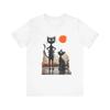 Whimsical Cats Art T Shirt Cute Cat Animal Lover