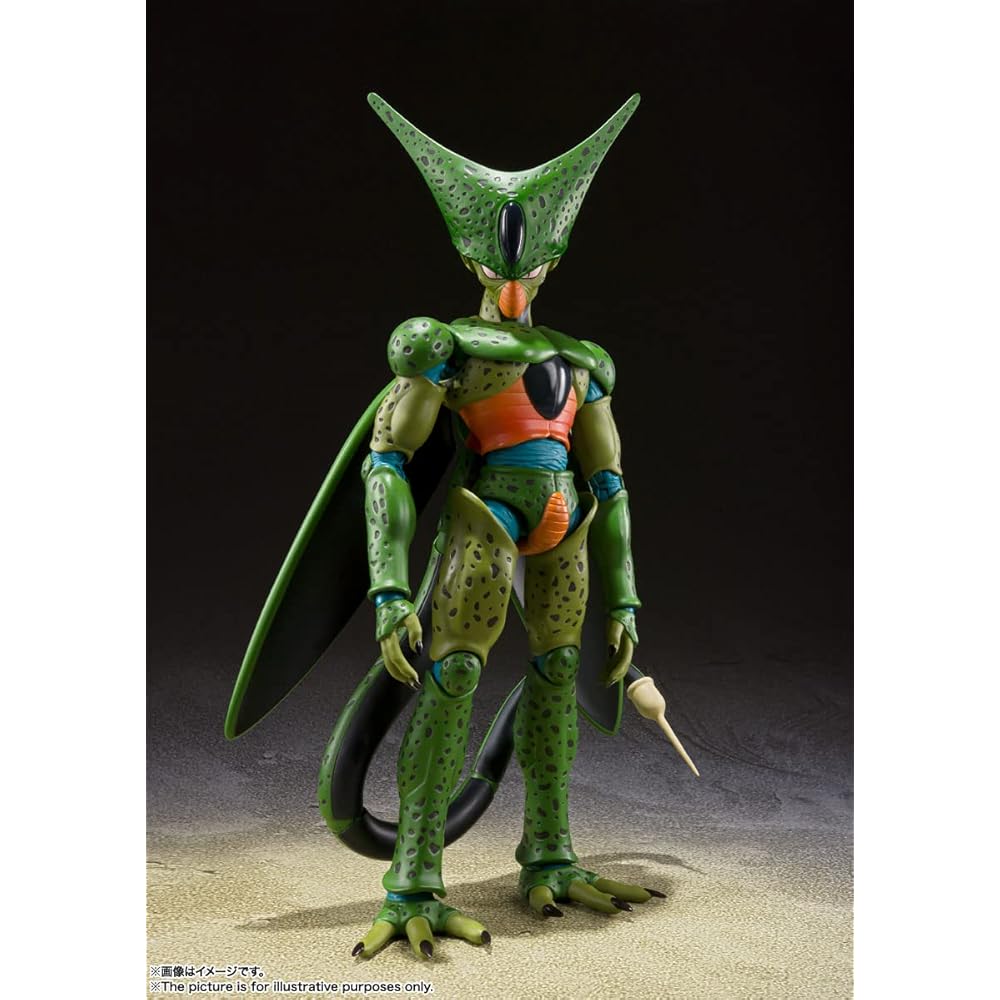 TAMASHII NATIONS S.H.Figuarts Dragon Ball Z Cell First Form (Rerelease Edition) Approximately 170mm PVC & ABS Painted Movable Figure