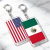 Новые брелоки с флагами стран для аксессуаров Сумки США Мексика Испания Польша Россия Франция Чили Брелок Украшения Подарки для фанатов