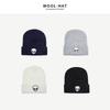 Fashionable Winter New Women's Pullover Hat Korean Style Alien Embroidery Street Dance Warm Couple Knitted Hat