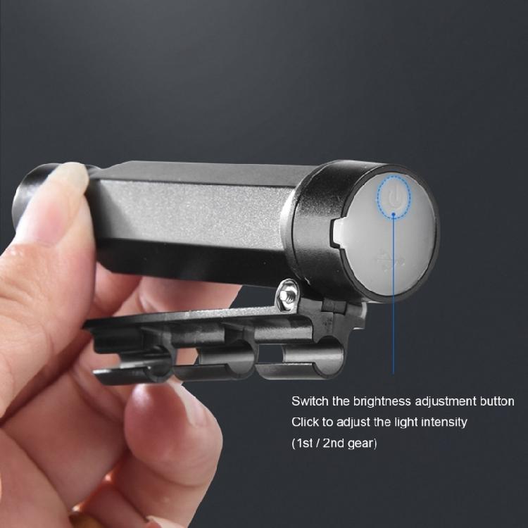 Fishing Rod Light 2 Gear Brightness Adjustable Bridge Raft Light Rechargeable Raft Fishing Light Rod Tip Fishing Light