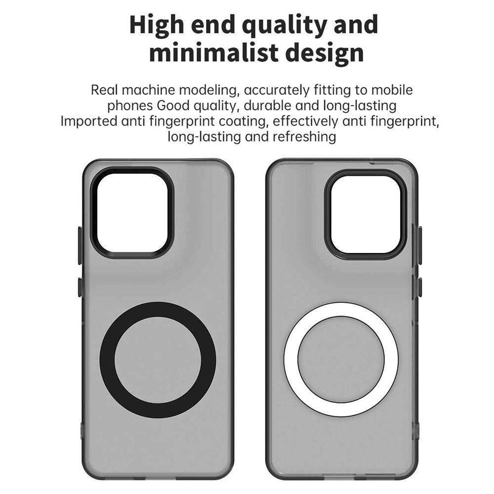 Для Motorola Moto Edge 50 Neo Магнитный Матовый Чехол для Телефона Конфетного Цвета Для Motorola G35 5G S50 Полупрозрачная Матовая Противоударная Крышка