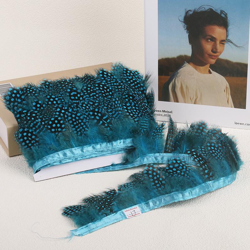 1 метр цветной перламутровый перьевой шлейф с тканевой лентой, куриное перо, DIY ювелирные изделия, аксессуары для рукоделия, аксессуары для одежды