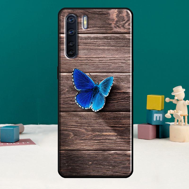 Cute Butterfly Phone Case For Oppo A17 A18 A38 A58 A78 A98 A79 A40 A60 A80 A16 A76 A96 A15 A74 A94 A54 A77