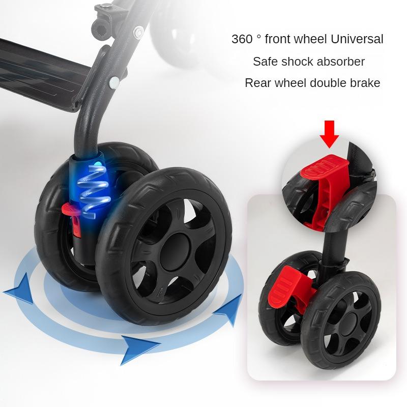 Коляска для кошек и собак, детская коляска для собак и кошек, легкая и складная, для маленьких домашних собак, когда вы выходите на улицу