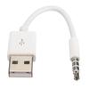 USB Short Charger Data SYNC Cable 3.5mm Jack Adapter Charging Cord Line For Apple Ipod Shuffle 3rd 4th 5th 6th 4/5/6 MP3 Player