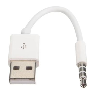 USB-кабель для короткого зарядного устройства, синхронизации данных, адаптер с разъемом 3,5 мм, зарядный шнур для Apple iPod Shuffle 3rd 4th 5th 6th 4/5/6 MP3-плеера