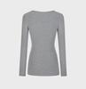 2024 Autumn Slim Fit Long-Sleeve Button T-Shirt for Women