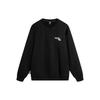 Li Ning X Disney Hugging Dragon Collaboration Round Neck Long Sleeve Loose Fleece Sweatshirt Unisex Sweatshirt Black AWDU497-6