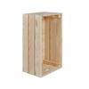Cagette en bois "silver" 65cm naturel