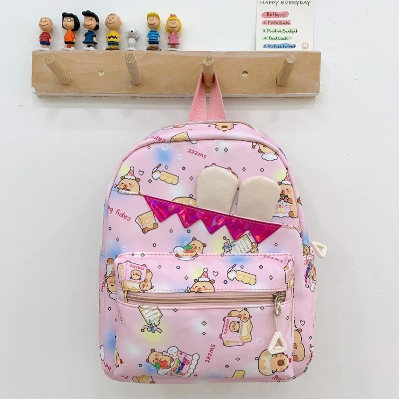 Ear Bag Rabbit Animal Kids Backpack Lightweight Breathable Preschoolers For