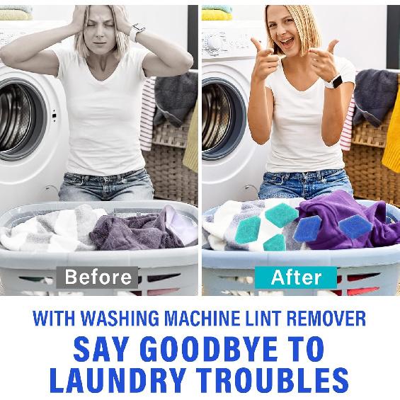 Легкое средство для удаления шерсти животных из стирки, 6 шт. Многоразовый уловитель ворса для стиральной машины, Уловитель шерсти для одежды, простыней и одеял