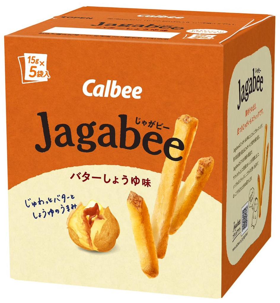Jagabee Calbee Jagabee со вкусом соевого соуса 75 г x 12 коробок Jagabee Snack Snack Small Pack