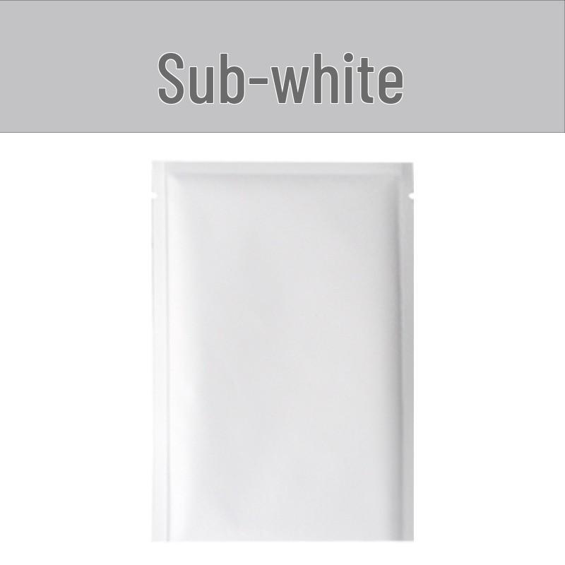 Цветные пакеты из алюминиевой фольги с плоским дном для упаковки масок и порошков