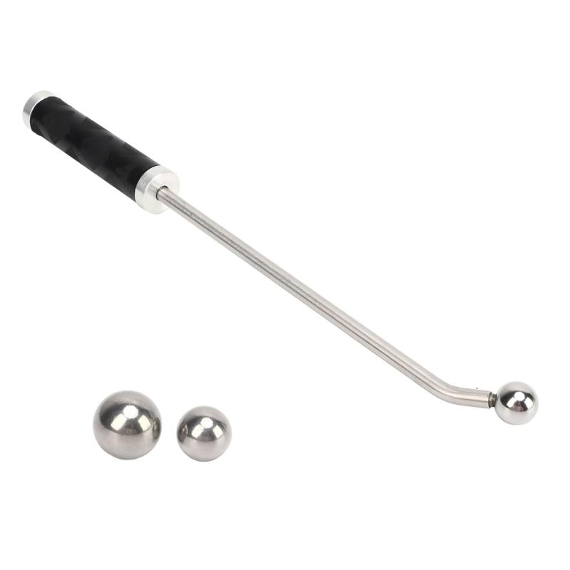 Профессиональный инструмент для удаления вмятин на духовых инструментах с длинной ручкой и 3 металлическими шариками для трубы, тромбона, саксофона