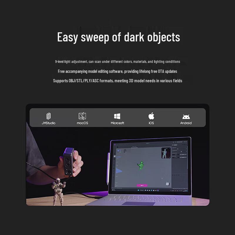 Jimu Yida Seal Lite High-Precision Handheld 3D Scanner