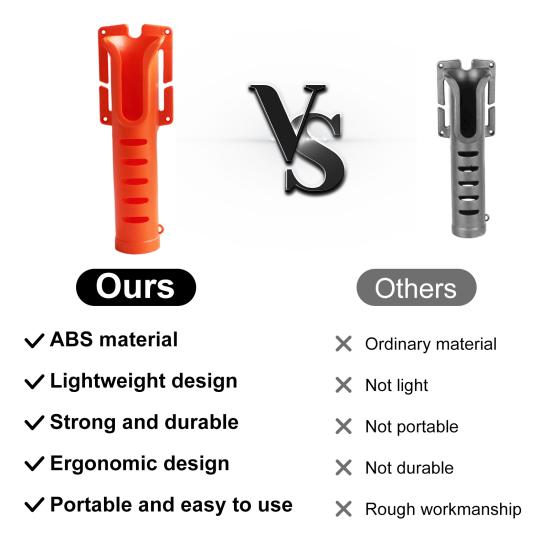 1 комплект, портативный держатель для удочки без сверления, зубчатый дизайн, держатель для морской удочки, бочка для энтузиастов