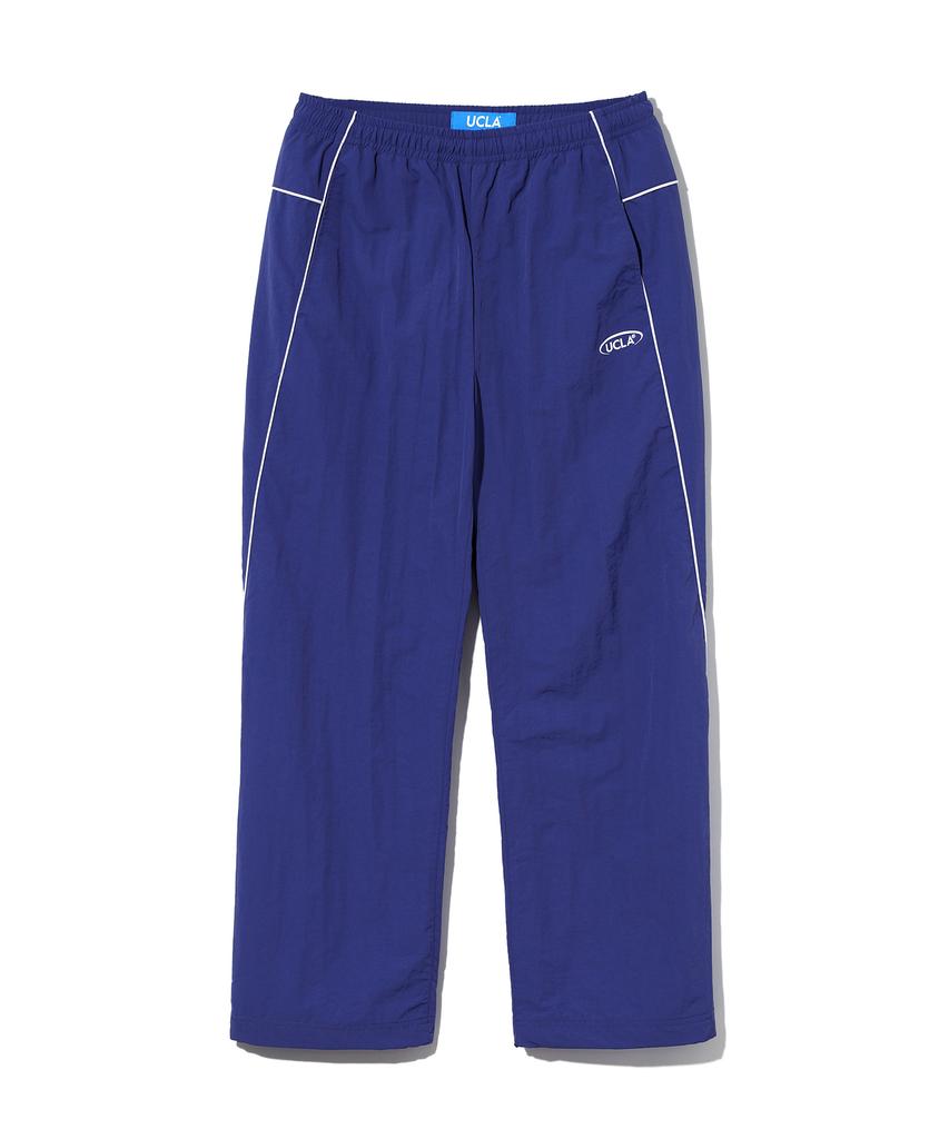 UCLA Unisex Sporty Color Block Pipe Balloon Wide Pants [Blue] (Ub9Lp44)