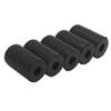 5Pcs Portable Black Cello Rubber Endpin Tip Protector Musical Instruments Accessory