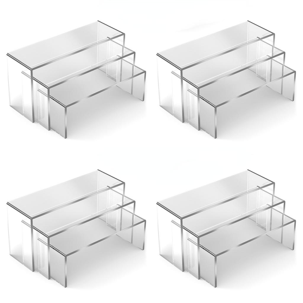 3/6/9/12 шт. Акриловая подставка для дисплея Акриловая U-образная подставка для дисплея Легкая подставка для кексов Дисплей для десертов Дисплей для духов/кукол