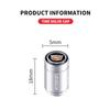 AABHR1 4Pcs Tyre Valve Cover Metal Car Tire Wheel Stem Air Valve Cap for Cadillac ATS BLS CT4 CT5 CTS EXT ESCALADE SRX XT4 SLR XTS