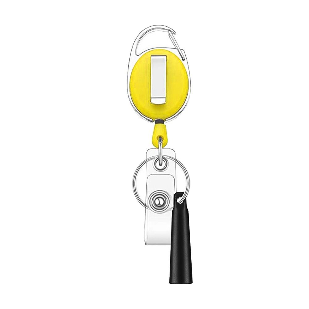 Elastic Pen Pull Holder Reel Retractable Pen Case Anti Lost Rope Pen Clip Carpenters