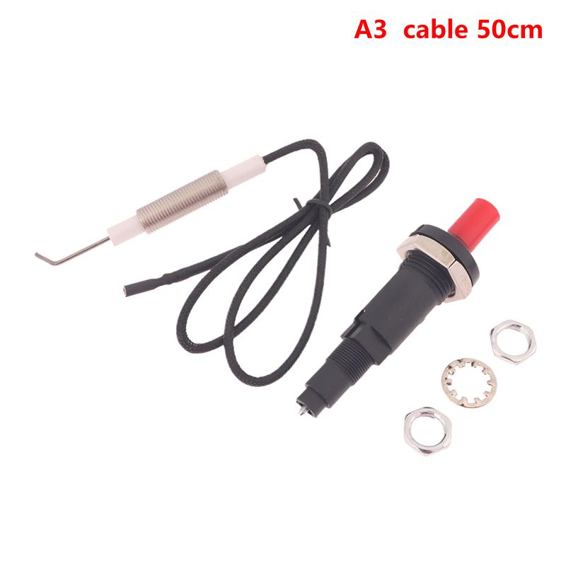 1 Выход 1/2 Комплект пьезорозжига с кабелем длиной 50/100 см Кнопочный Духовка Плита Барбекю Кемпинг Кухонные Зажигалки Аксессуары