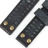 Watch Band Vintage Comfortable Engraved Buckle Faux Leather Belt Wrist Strap Replacement for Daily Wear