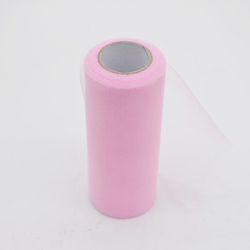 25 ярдов/партия 6 дюймов рулон тюля для свадебного украшения пачка катушка ремесло день рождения вечеринка детский душ свадебный декор принадлежности