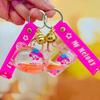 My Melody Oil-Filled Colorful Keychain Pendant Doll for Backpack