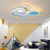 Современные светодиодные потолочные светильники Clouds, светодиодные светильники Lustre LED для детской комнаты, детская спальня, розовый/голубой цвет, минималистичное светодиодное освещение WF1116