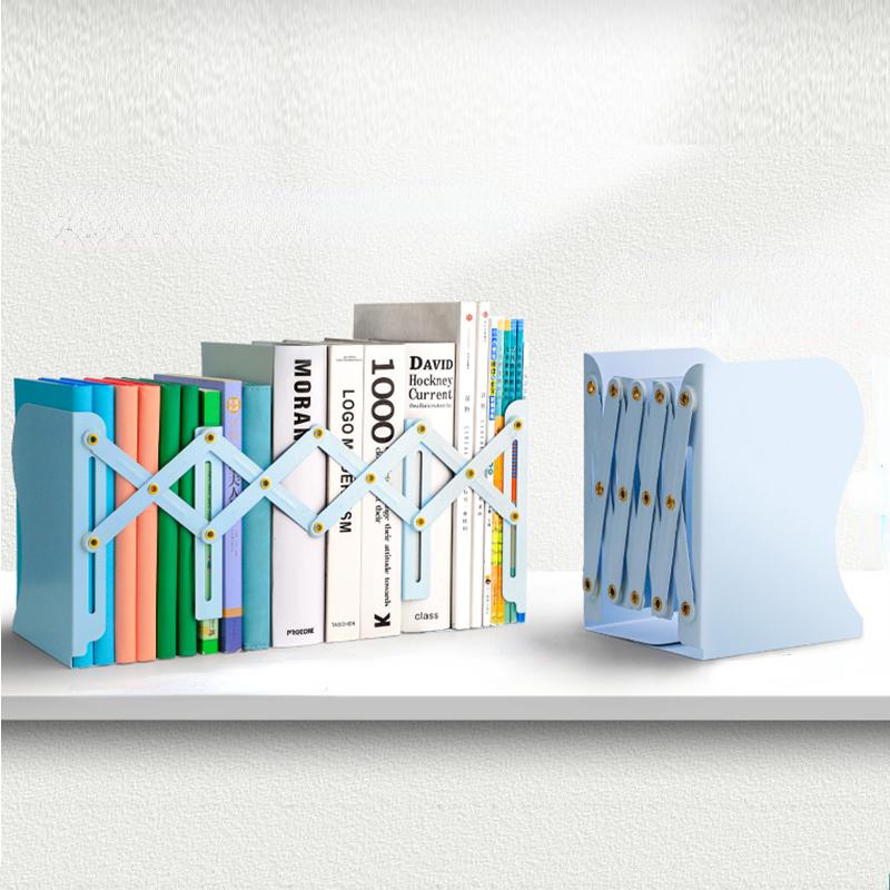 Выдвижная книжная полка с держателем для ручек и книжной полкой, встроенная настольная стойка для хранения книг, перегородка для книг