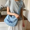 Canvas Single Shoulder Bags Simple Commute Bag Versatile Women's Tote Bags  Ladies/Girls
