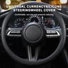 SEAMETAL силиконовый чехол на руль автомобиля противоскользящий 38 см защитный чехол на руль автомобиля моющиеся авто противоскользящие чехлы на руль